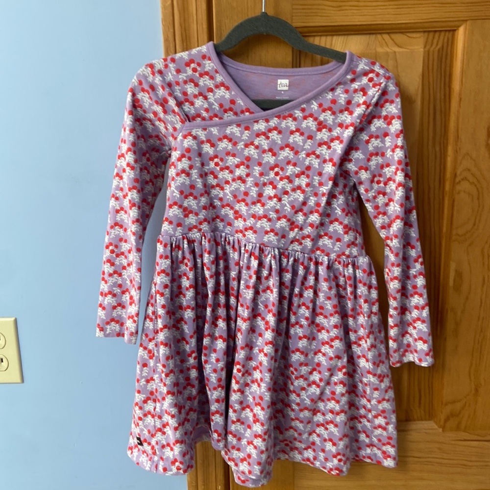 Tea Collection Cherry Print Dress Size 6